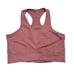 Alphalete Aero Sport Bra Keyhole back Pink Women's Size Medium